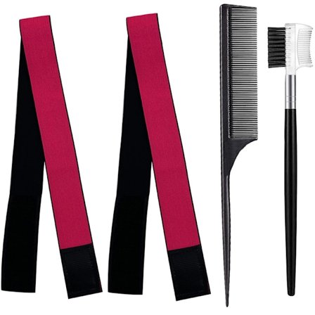 2 st Wig Band för Smältning av Lace Band Elastiska Band för Peruk