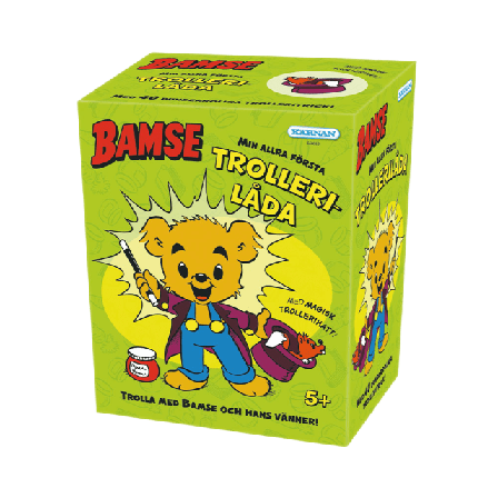 BAMSE Trollerilåda, Bamses första trollerilåda Spel & pussel Unisex Grön ONESIZE