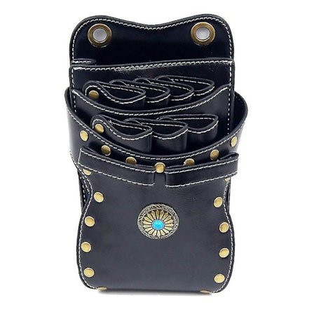 Frisørveske Frisørverktøyveske PU-Lær Saksveske Saksveske