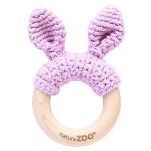 natureZOO Lavender Crochet Teether 0 - 24 months - First toys and baby toys - 0 - 24 months - Purple