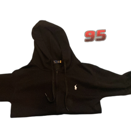 Svart hoodie från Polo Ralph Lauren