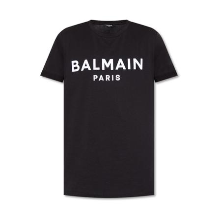 Balmain T-shirt with logo , Zwart , Heren , Maat: XS