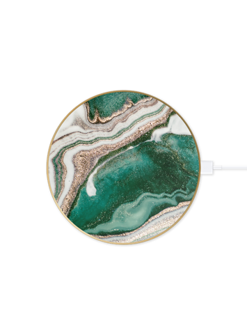 Fashion QI Charger Golden Jade Marble