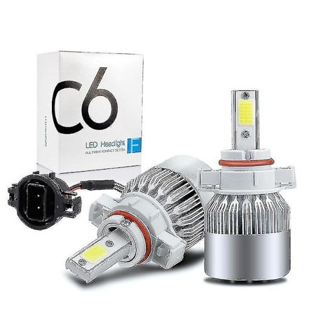 Højtydende 2 stk. Ps24w 5202 H16(eu) 2504 5201 5301 5202 Ps19w LED-tågepærer Ekstremt lyse 50w COB-chipsæt 6000k