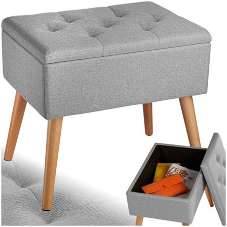 Sittpall med förvaring Ranya, kapacitet för 300kg