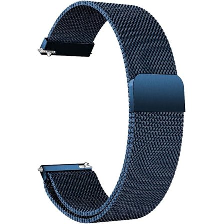 Mesh urrem til ur i metal, udskiftningsarmbånd med magnetisk spænde, 20 mm