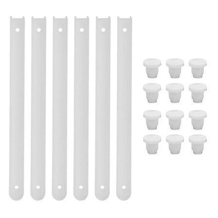 3 sæt plastik skuffeskinner glide skinner skuffe dele skuffeskinner