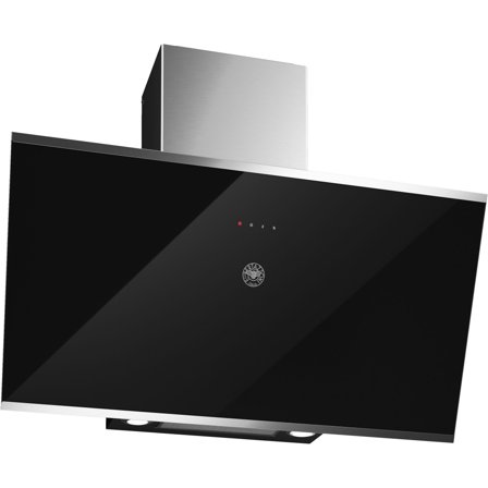 Bertazzoni vägghängd fläkt vertikal 90 cm, svart | Vitvaror > Köksfläkt | Bagaren och Kocken