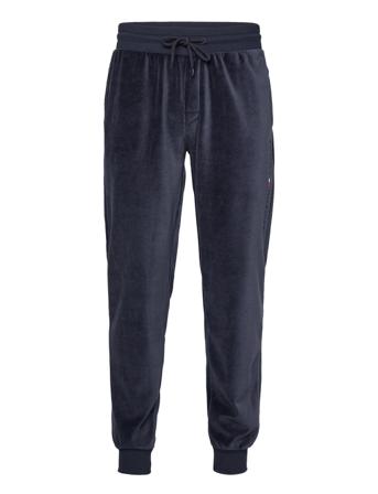 Pant Hwk Velour Joggebukser Navy Tommy Hilfiger