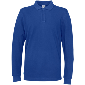 Långärmad Piké Herr Cottover