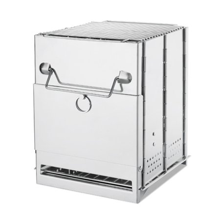 Mini Udendørs Brændeovn Bærbar Camping Picnic Grill Sammenklappelig Stål Grill