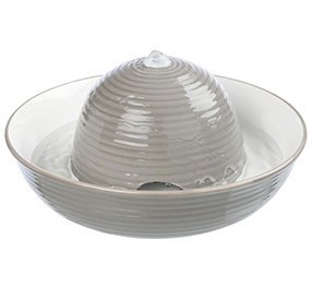 Trixie Vattenfontän Keramik, Katt/Hund, 1.5 L, grå/vit