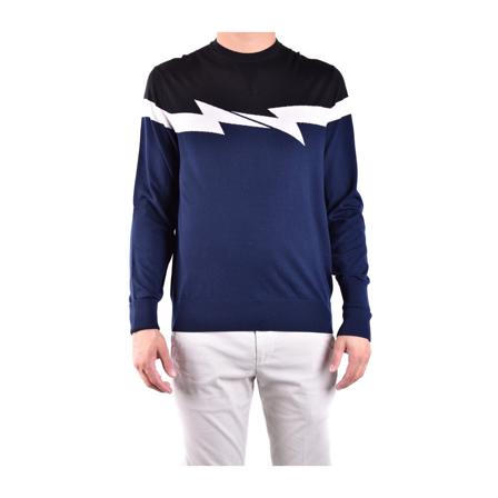 Neil Barrett Sweatshirts Blå, Herre, Størrelse: M