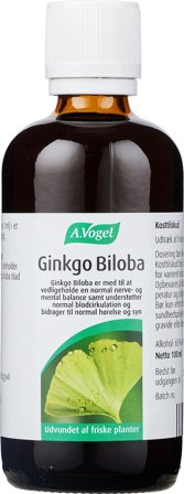 A.Vogel Gingko Biloba dråber 100 ml, Helse & Madvarer, Ingredienser, Ginkgo Biloba
