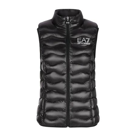 Emporio Armani Ea7, Vests Zwart, Dames, Maat:L,Polyamide