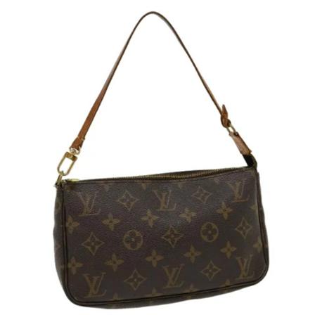 Louis Vuitton Vintage, Pre-owned Pochette Accessoires Monogram Bag Bruin, Dames, Maat:ONE Size