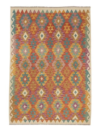 171X248 Alfombra Kilim Afghan Old Style Oriental (Lana, Afganistán) Carpetvista