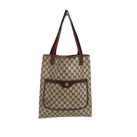 Gucci Vintage Pre-owned Plastic totes , Bruin , Dames , Maat: ONE Size Vintage Tassen