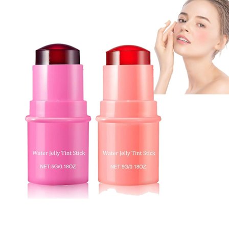 Mjölkkylande Vattengelé-Tint, Vattengelé-Tint Stick, Mjölkgelé-Tint Gelé Rouge Stick, Transparent Läpp- & Kindfärg Byggbar Vattenfärg Finish