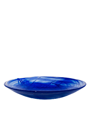 Kosta Boda Serveringsfat Contrast Uppläggningsfat & Blå Ø38