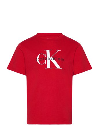 Calvin Klein Ck Monogram Ss T-Shirt - Red - 164