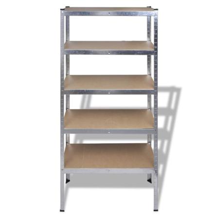 Vidaxl Hylla Förvaring 90x40x180 Cm 5-pack Brun