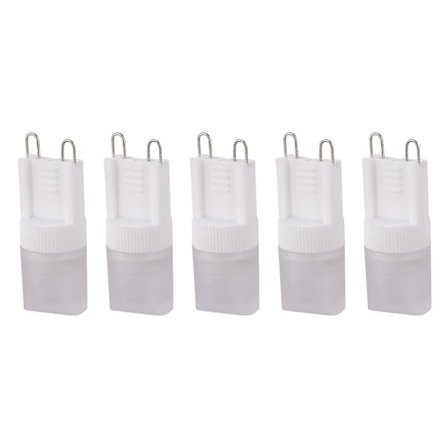 5x G9 Varmt Hvid 1 LED Pære Spotlys Lampe 1w AC 220v-240v Høj Effekt