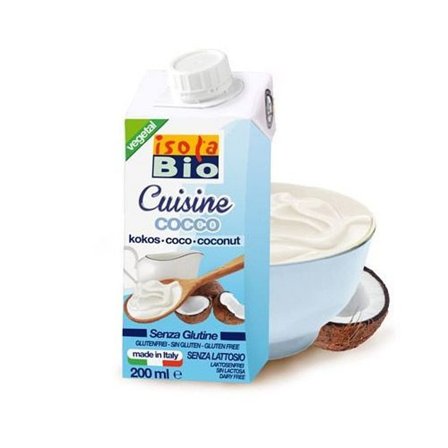 Isola Bio Kokosfløde Ø 200 ml, Helse & Madvarer, Madvarer, Øvrige Fødevarer