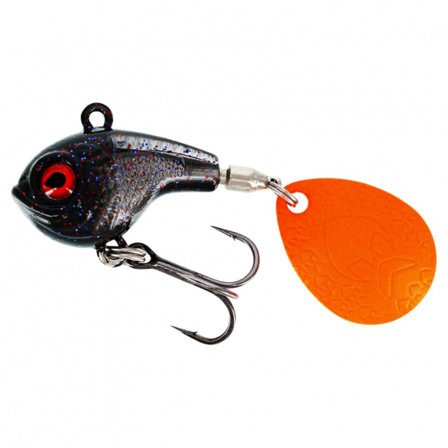 Westin DropBite Spin Tail Jig 3,4cm, 17g - Black Mamba