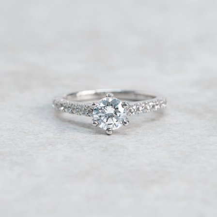 Nordhägg, 18K Weißgold : Diamanten - Laborgezüchtet, Karat - 0.30 kt