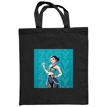 Stoffpose Zoey Valorant karakter plakat spill fanart Riot Games agent blå bakgrunn anime stil design kunst