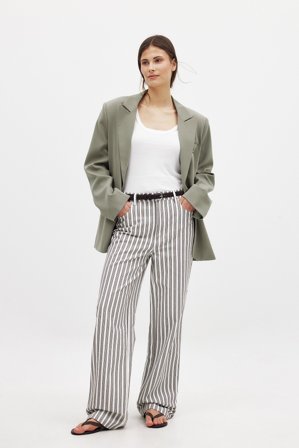 Claire Rose x NA-KD Randiga byxor - Randiga byxor - Stripe - EU 44