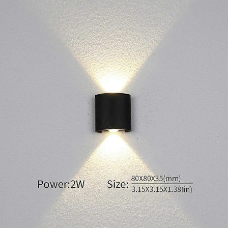 LED Vägglampa LED-lampa Utomhus Rörelsesensor Lampa Vattentät IP66 Vägglampa Veranda Trädgårdslampor Vardagsrum Gata Trappor