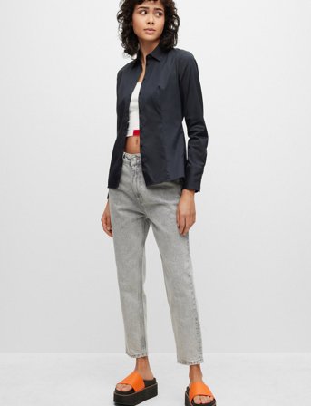 HUGO The Fitted Shirt - Black - 36