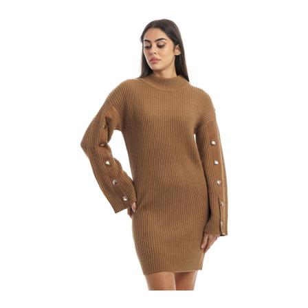 Liu Jo, Knitted Dresses Bruin, Dames, Maat:S