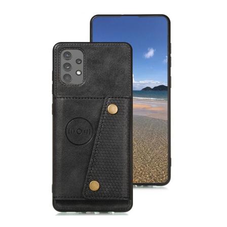 Glat cover med kortrum - Samsung Galaxy A32 Svart