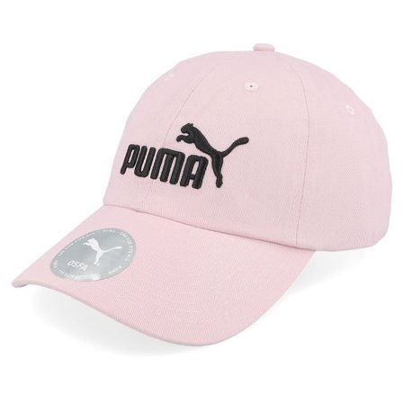 Puma - Rosa unconstructed Keps - Ess No.1 Logo Bb Cap Pink Dad Cap @ Hatstore