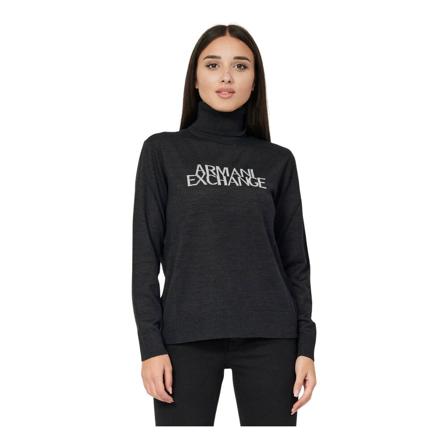 Armani Exchange, Turtlenecks Grijs, Dames, Maat:L