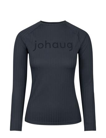 Rib Tech Long Sleeve Sport Base Layer Tops Navy Johaug