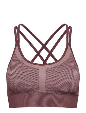 Seamless Strap Sports Bra Lingerie Bras & Tops Sports Bras - ALL Rød Stay In Place
