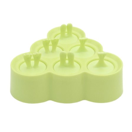 Silikone Popsicle Forme DIY Ice Pop Forme Hjemmelavet GRØN