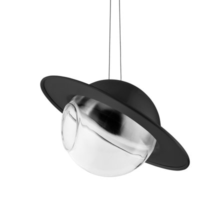 Eva solo Saturn fuglemater, svart