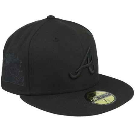 New Era - MLB Svart fitted Caps - Atlanta Braves Charcoal Smoke 59FIFTY Bob 00 All Star Game Black Fitted @ Hatstore