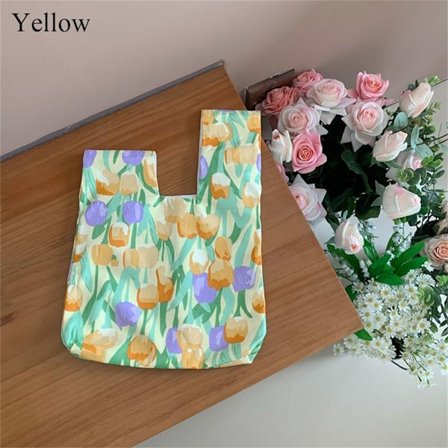 Knot Wrist Bag Håndtaske GUL