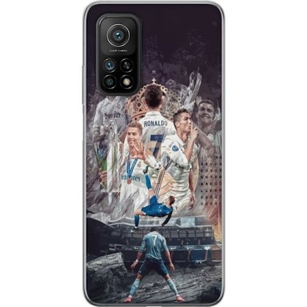 Yhteensopiva Puhelinkuori Xiaomi Mi 10T Pro 5G Cristiano Ronaldo Al-Nassr Portugali ikoninen hyökkääjä ja kaikkien aikojen paras maalintekijä, jolla o