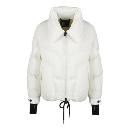 Moncler, Down Jackets Wit, Dames, Maat:L