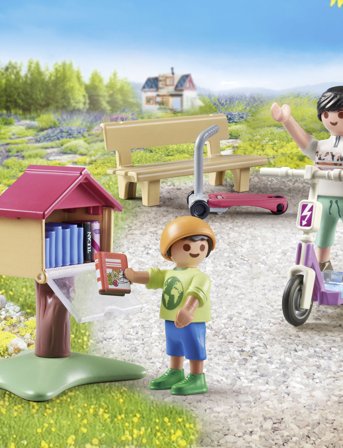 PLAYMOBIL Playmobil My Life Bogbytte For Bogorme - 71511 - Multi/patterned - ONE SIZE