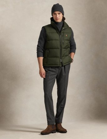 Polo Ralph Lauren The Gorham Down Vest - Khaki green - L
