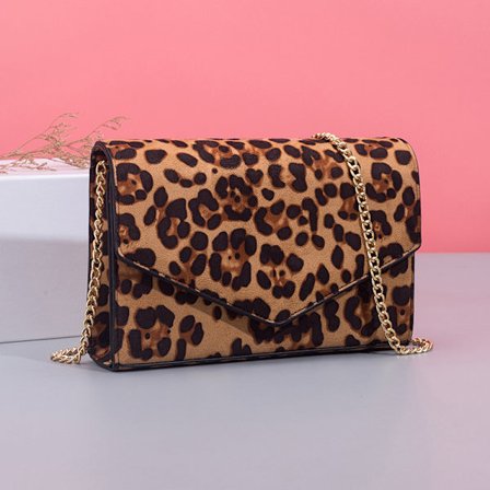 En lys brun (ca. 22*5*15cm) Dame Clutch Elegant Clutch Bag