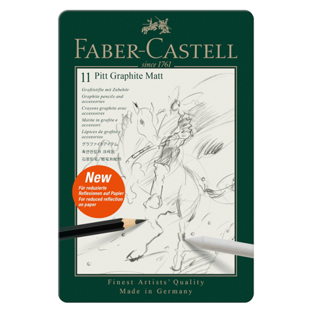 Faber-Castell PITT Graphite Matt Blyertspenna 11-set